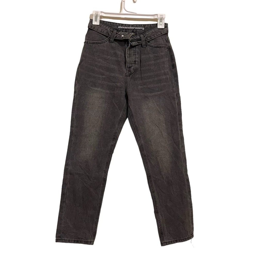 Alexander Wang women High rise Pants in wash Back size 26